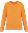 NS413 Native Spirit Ladies Terry Towel Sweatshirt Apricot colour image
